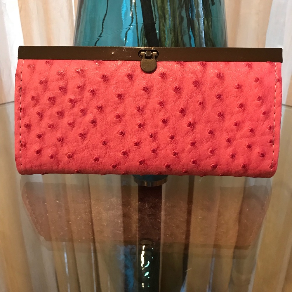 Vegan leather clutch